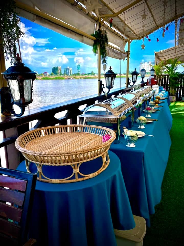 A closer look at our buffet setup